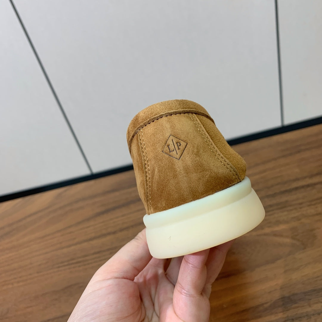 Loro Piana Glossy Cashmere Loafers