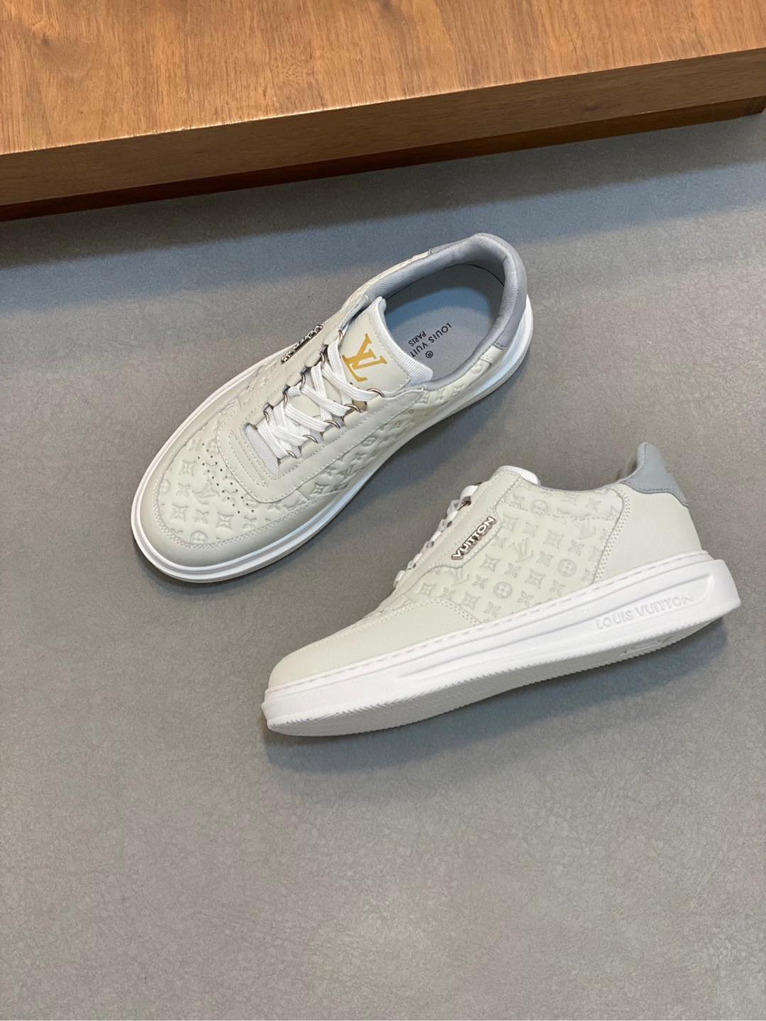 Louis Vuitton Embossed Calfskin Sneakers