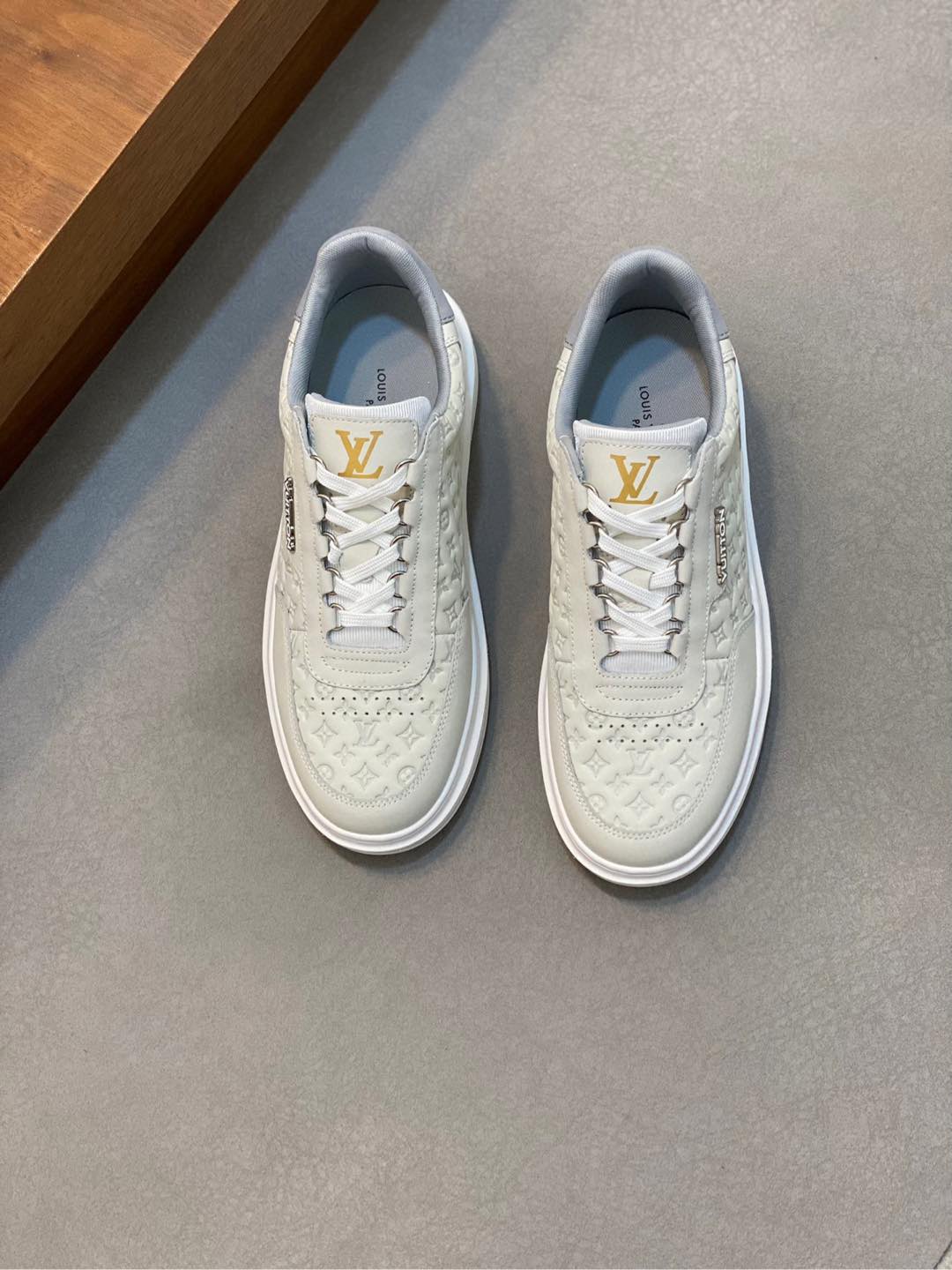 Louis Vuitton Embossed Calfskin Sneakers
