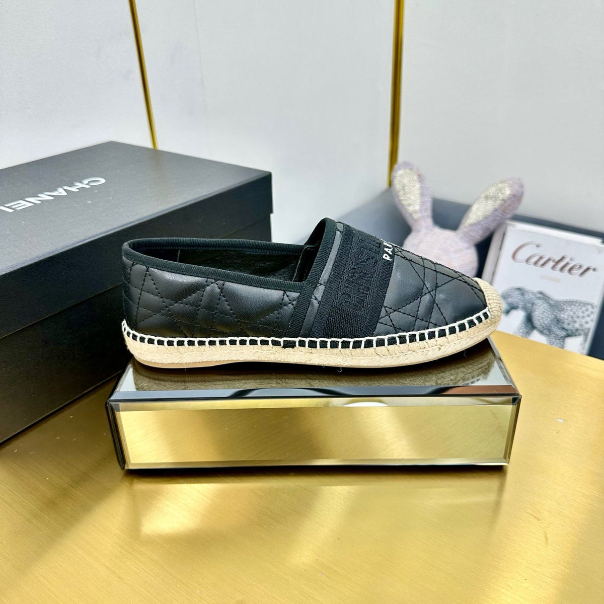 Dior Granville Embroidered Espadrille Flats
