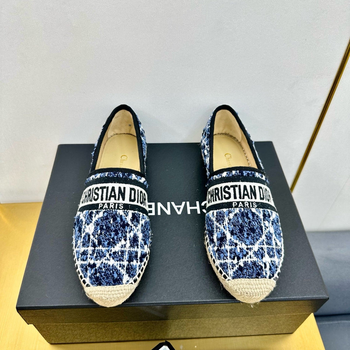 Dior Granville Embroidered Espadrille Flats