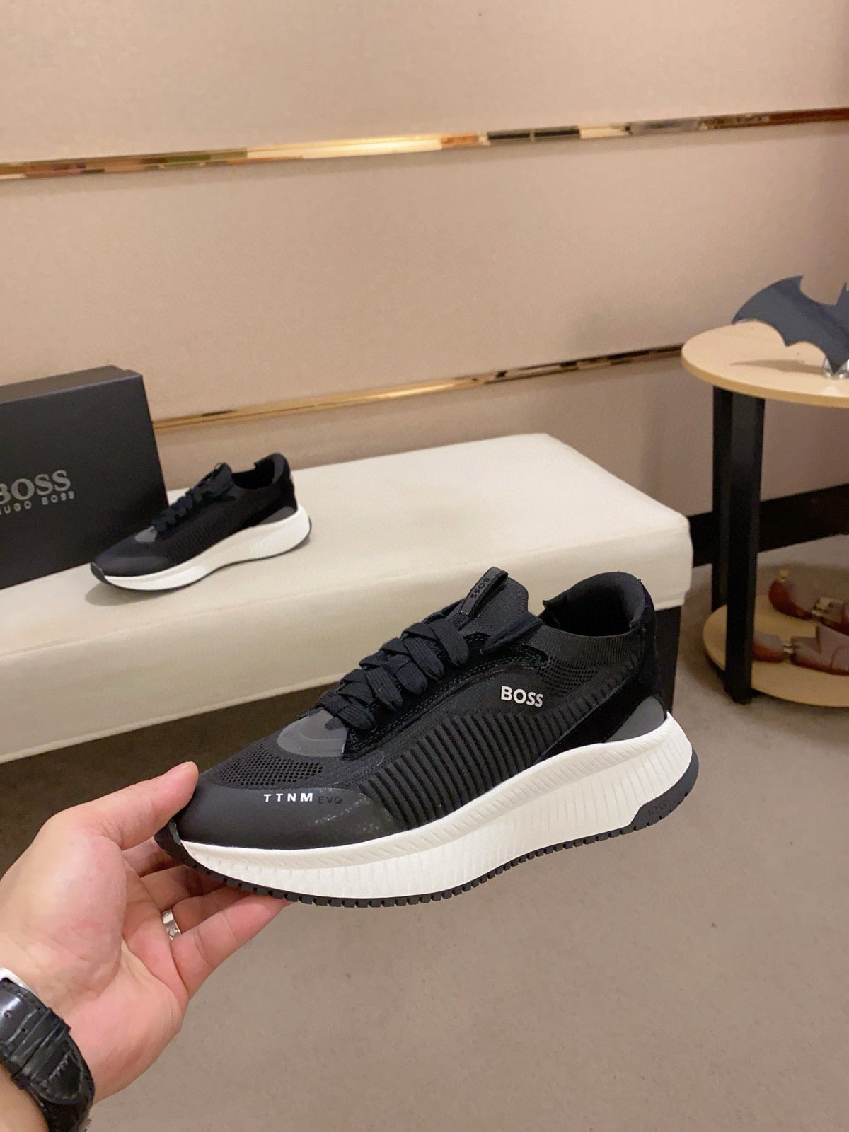 Boss Latest Casual Fly-Knit Sneakers