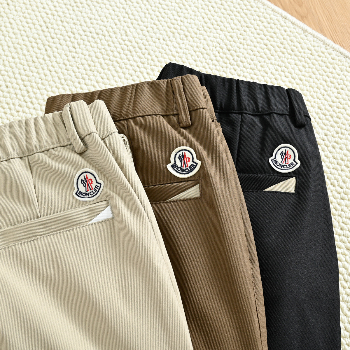 Moncler Spring Business Cotton Stretch Trousers – 25SS