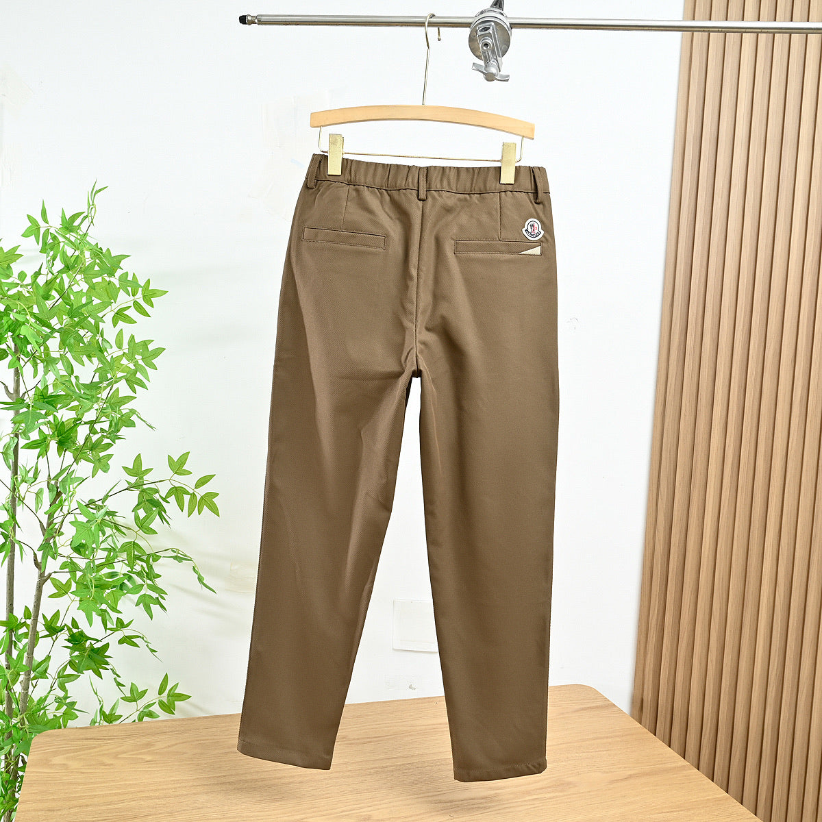 Moncler Spring Business Cotton Stretch Trousers – 25SS