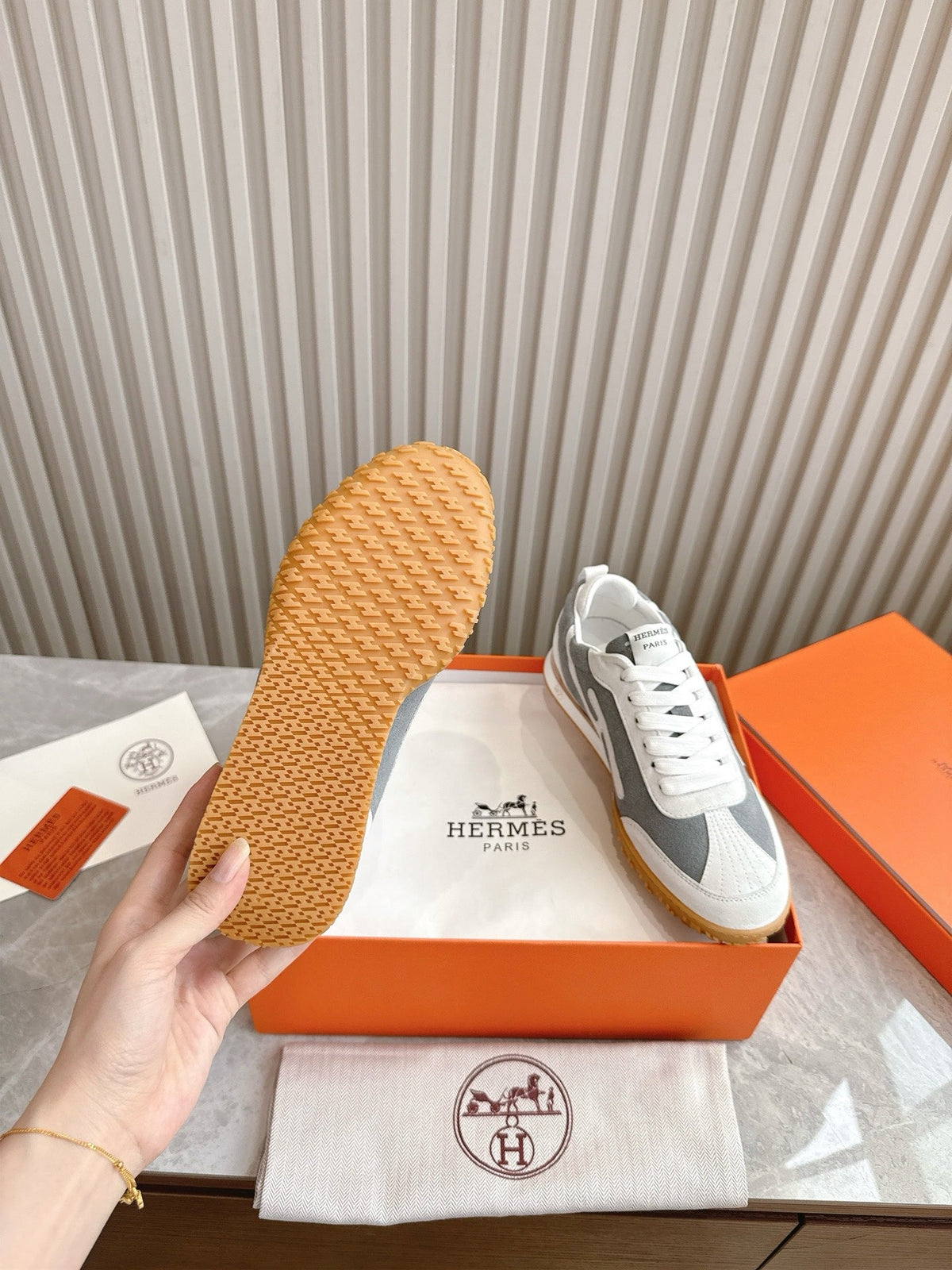 Hermès Jet Series German Training Sneakers