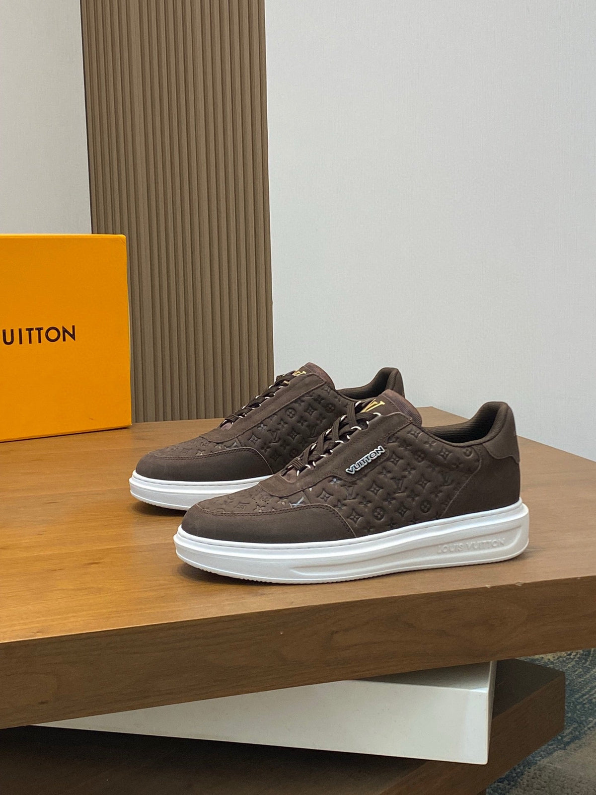 Louis Vuitton Embossed Calfskin Sneakers