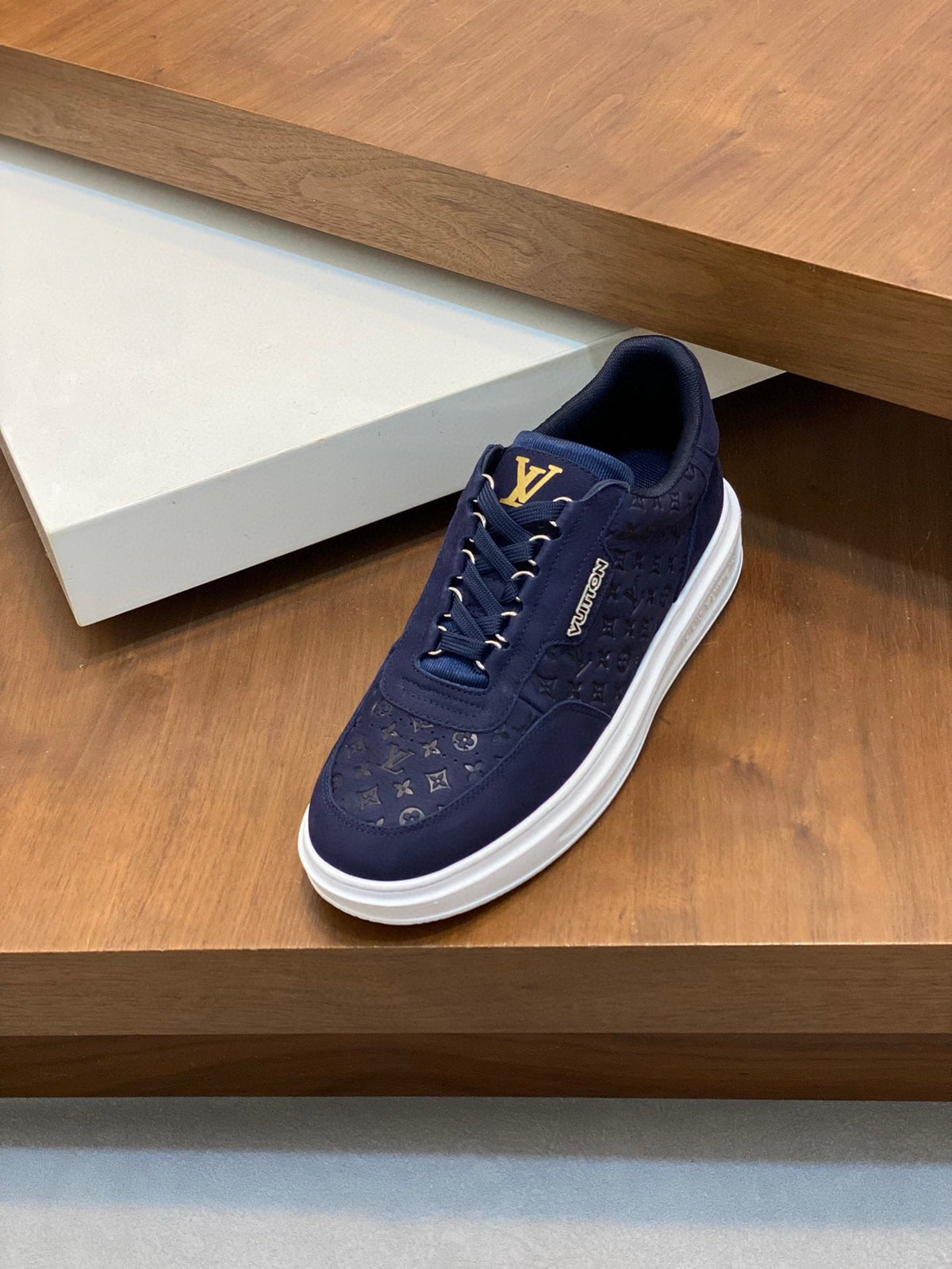 Louis Vuitton Embossed Calfskin Sneakers