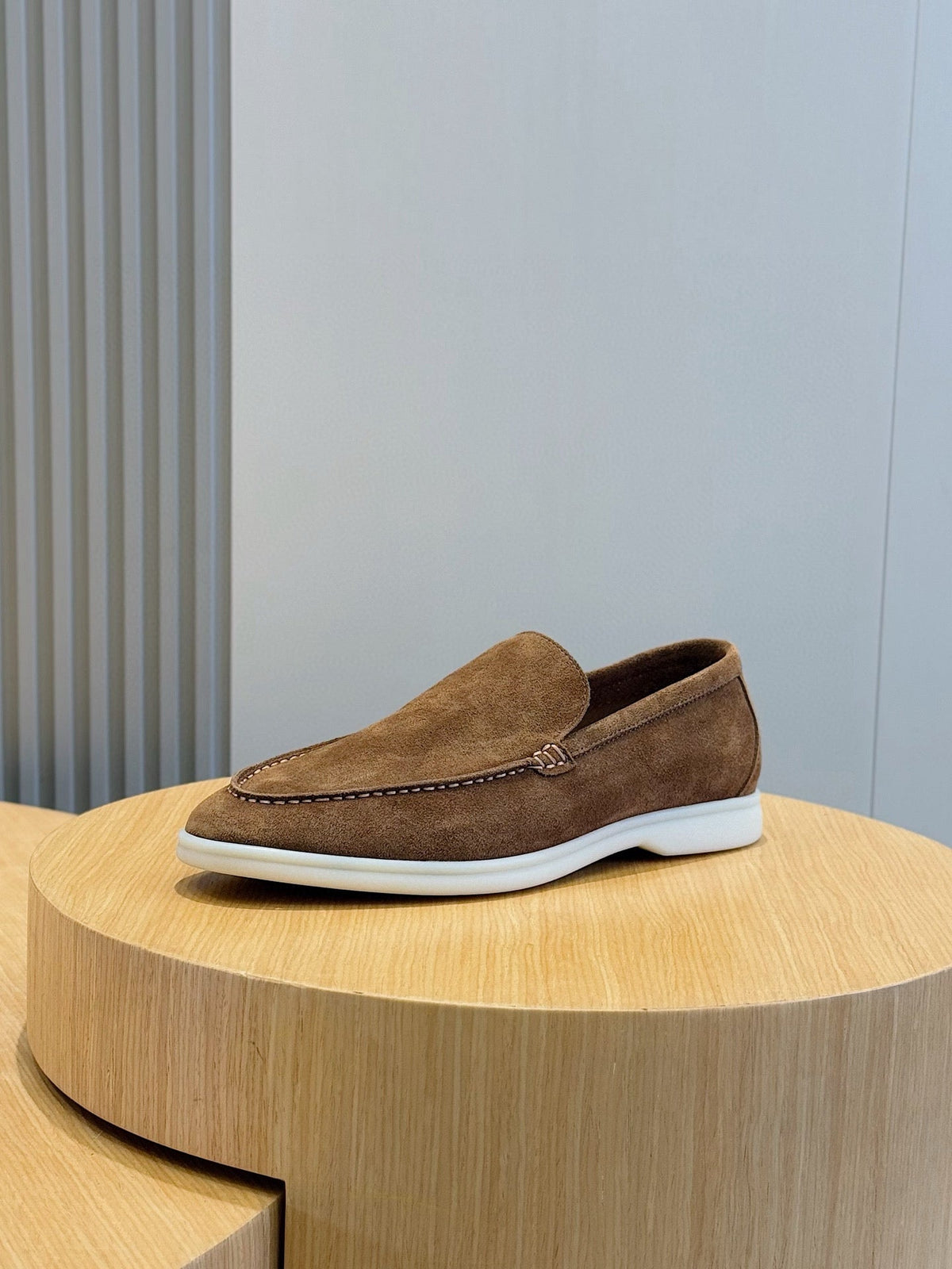 Loro Piana Italian Handmade Suede Loafers