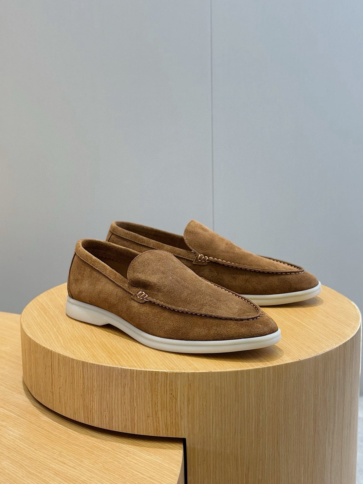 Loro Piana Italian Handmade Suede Driving Shoes