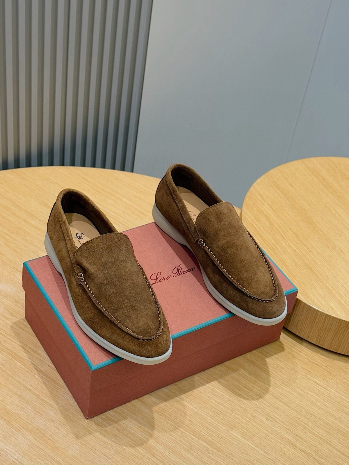 Loro Piana Italian Handmade Suede Driving Shoes