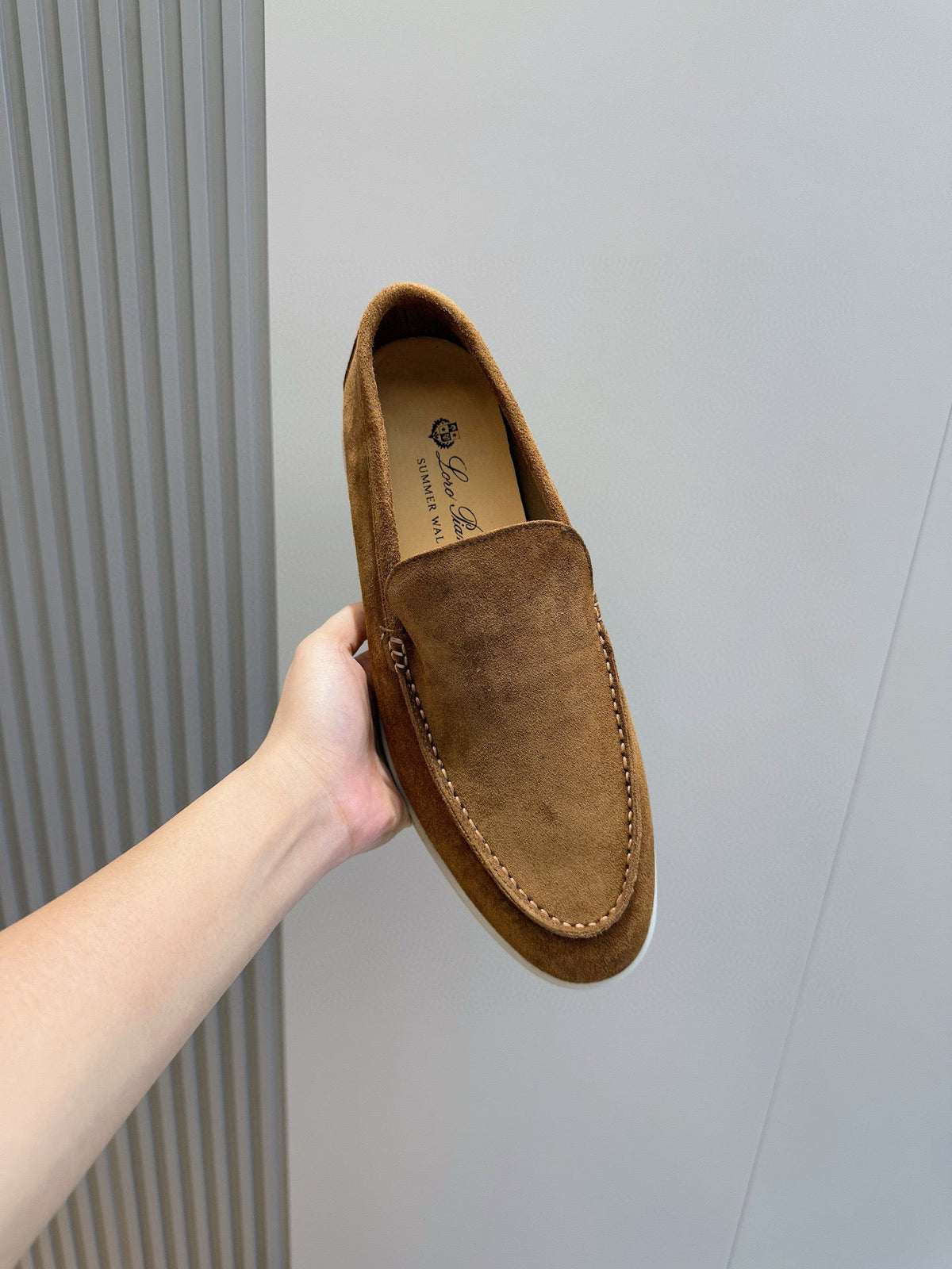 Loro Piana Italian Handmade Suede Driving Shoes