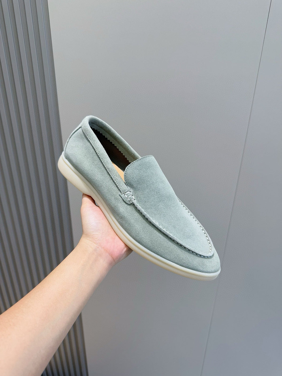 Loro Piana Italian Handmade Suede Driving Shoes