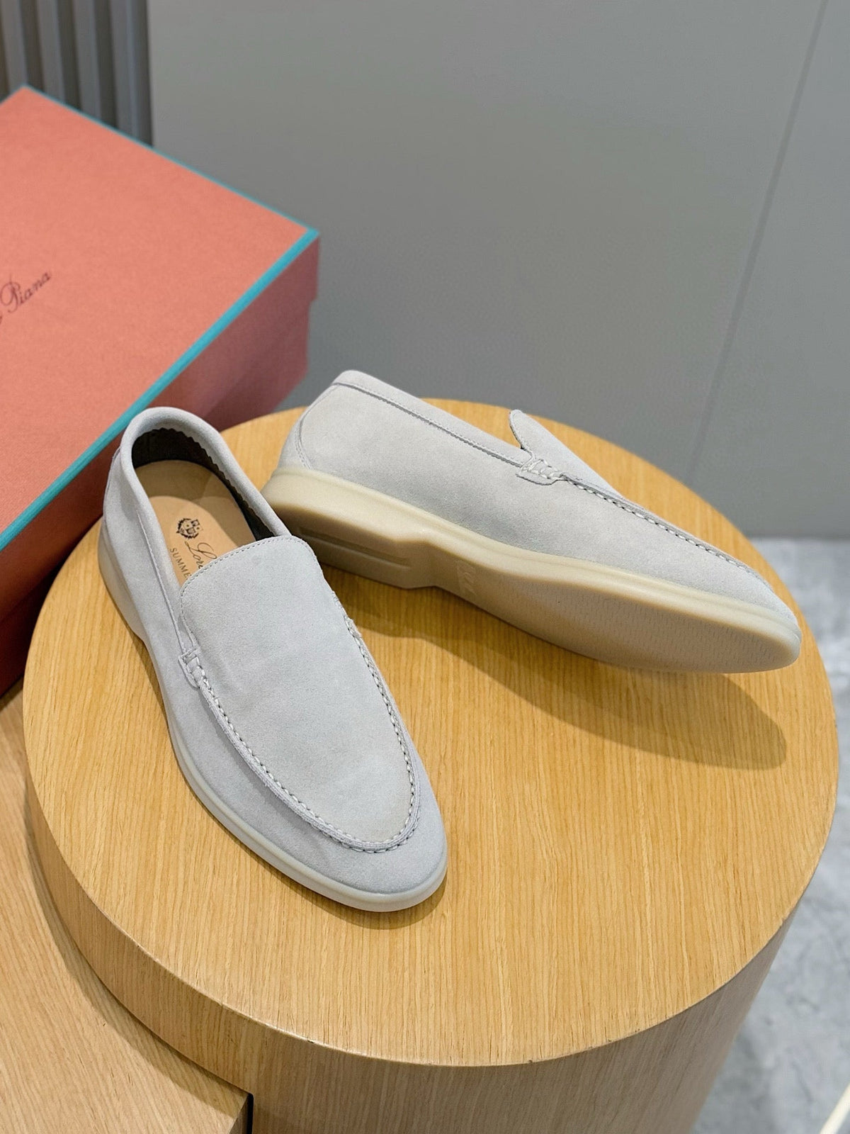 Loro Piana Italian Handmade Suede Driving Shoes