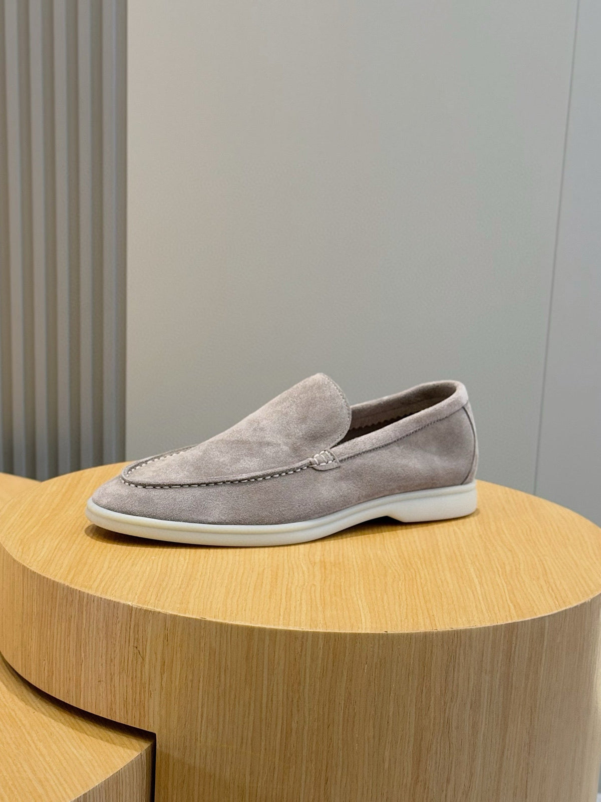 Loro Piana Italian Handmade Suede Loafers