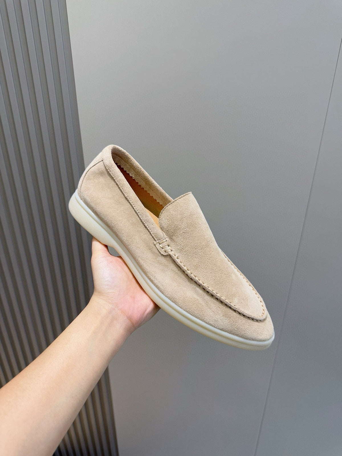 Loro Piana Italian Handmade Suede Driving Shoes