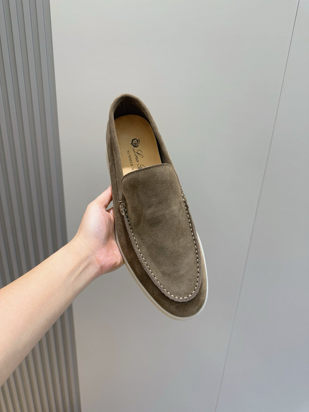 Loro Piana Italian Handmade Suede Driving Shoes