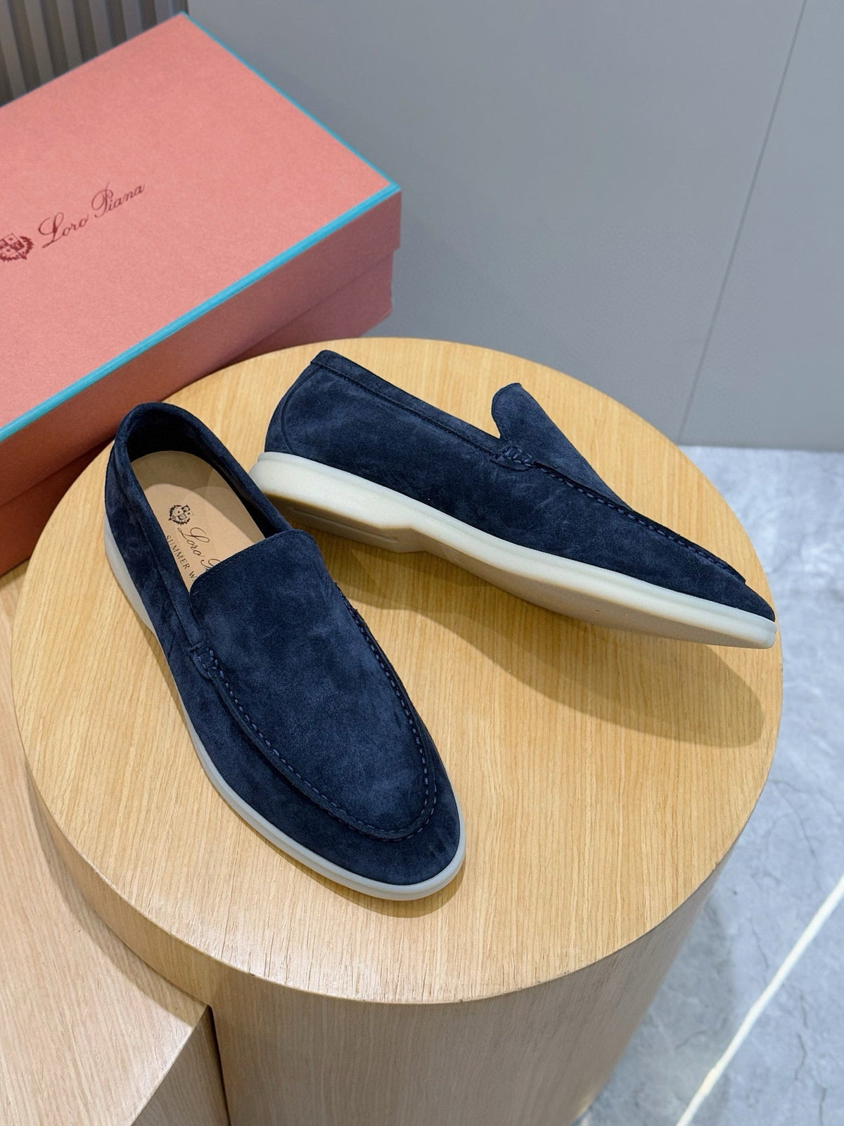 Loro Piana Italian Handmade Suede Driving Shoes