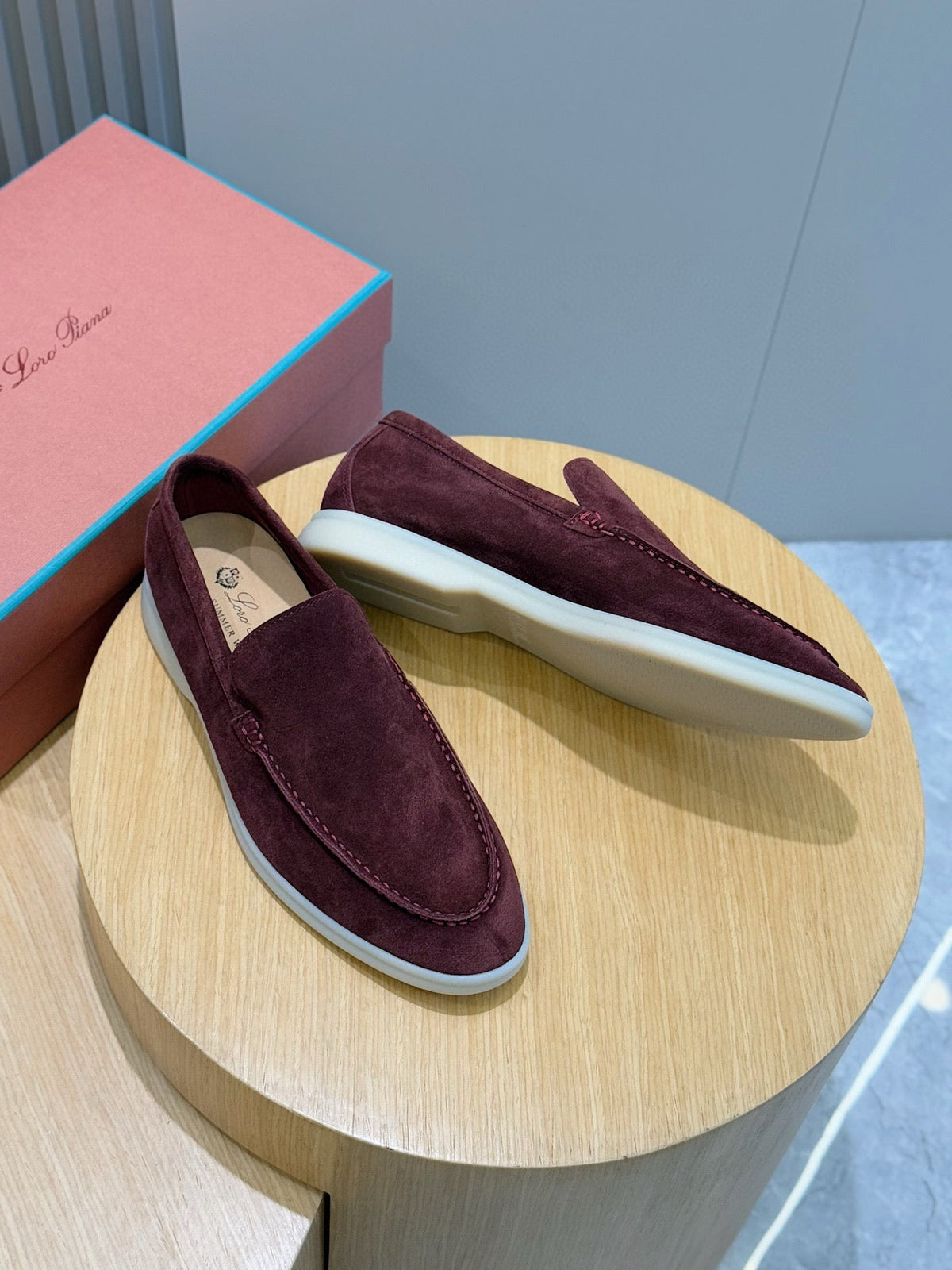 Loro Piana Italian Handmade Suede Driving Shoes