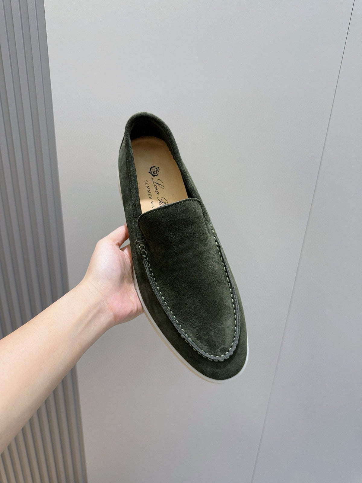 Loro Piana Italian Handmade Suede Driving Shoes