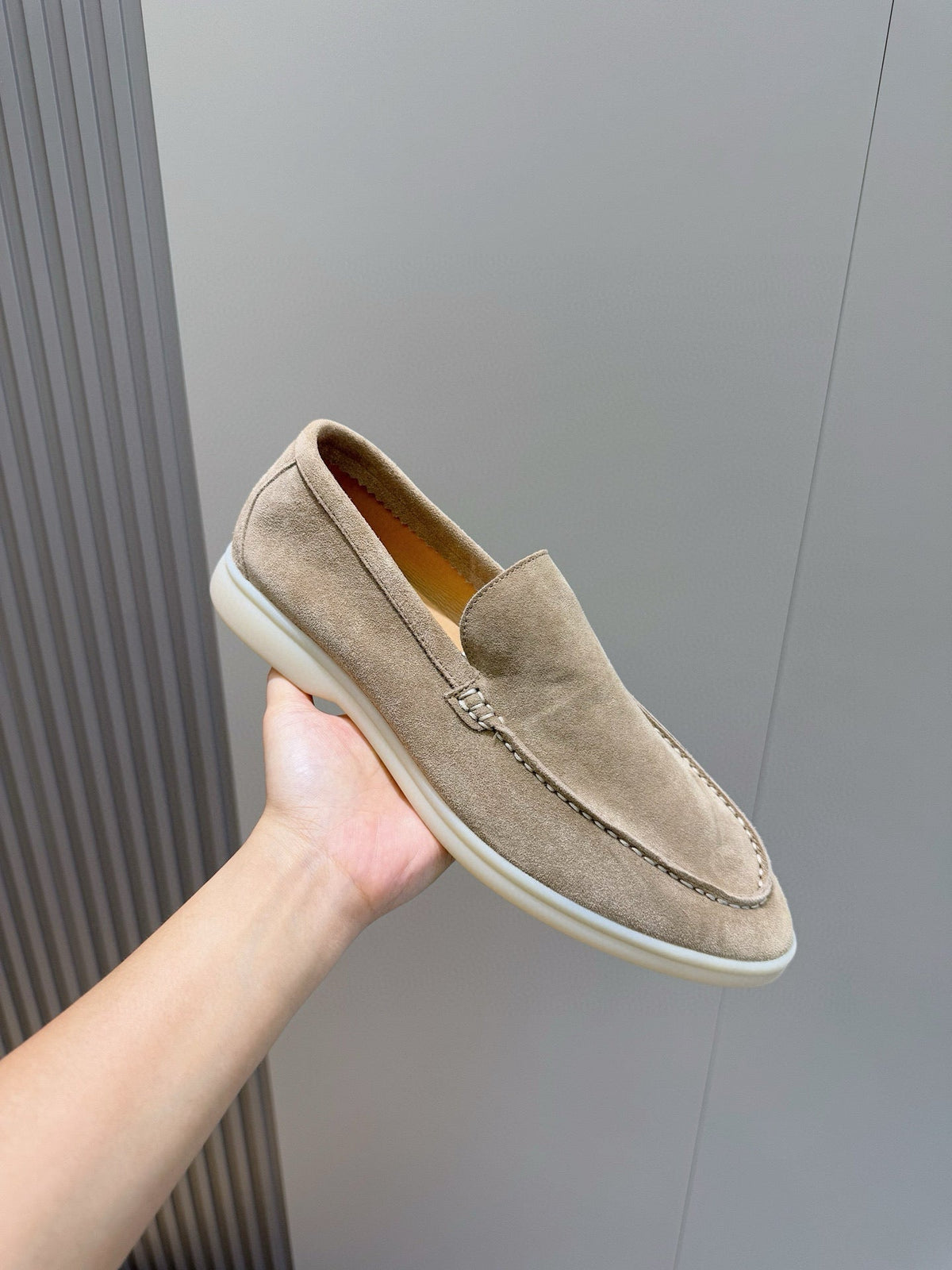 Loro Piana Italian Handmade Suede Driving Shoes