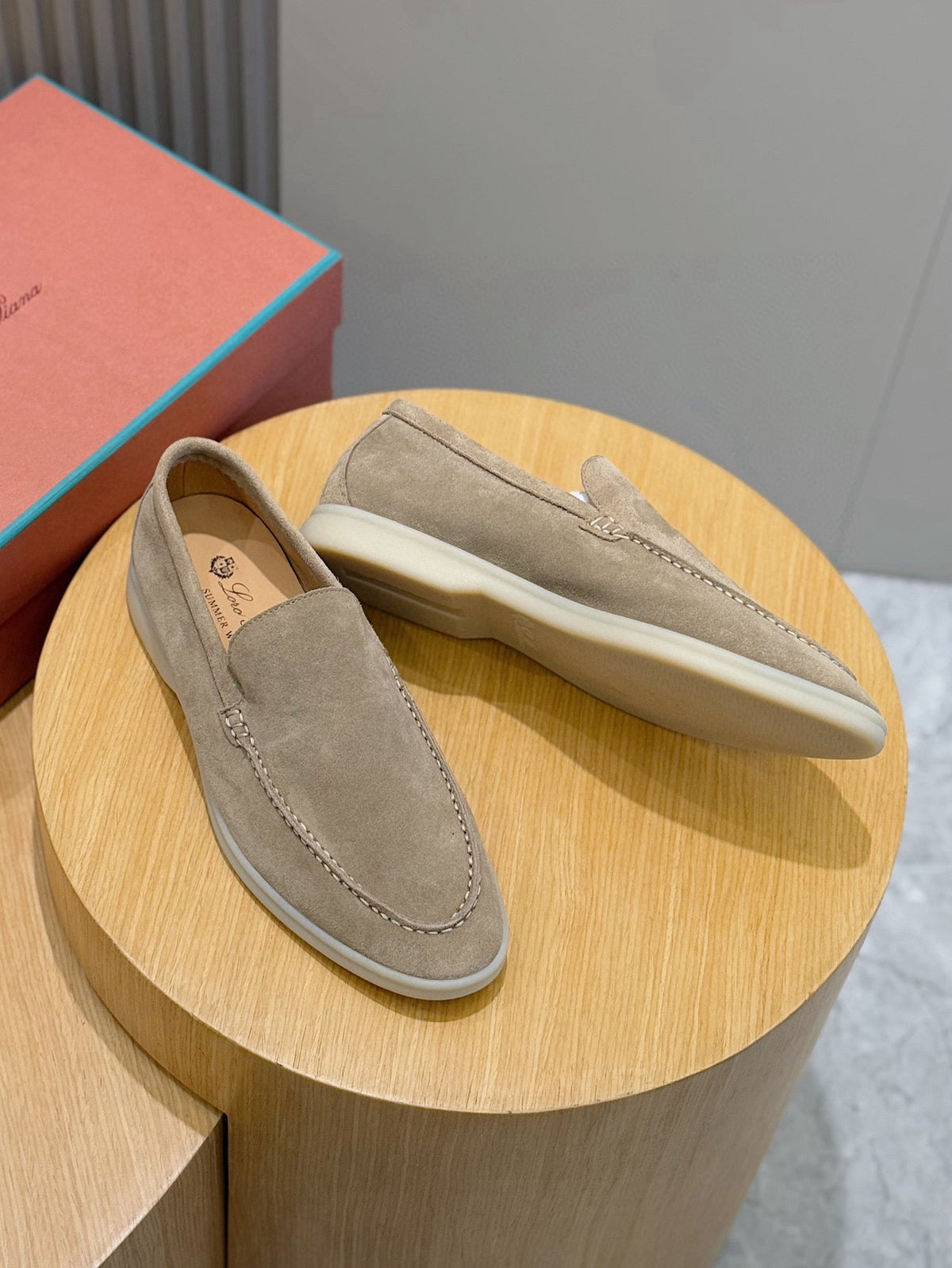 Loro Piana Italian Handmade Suede Driving Shoes