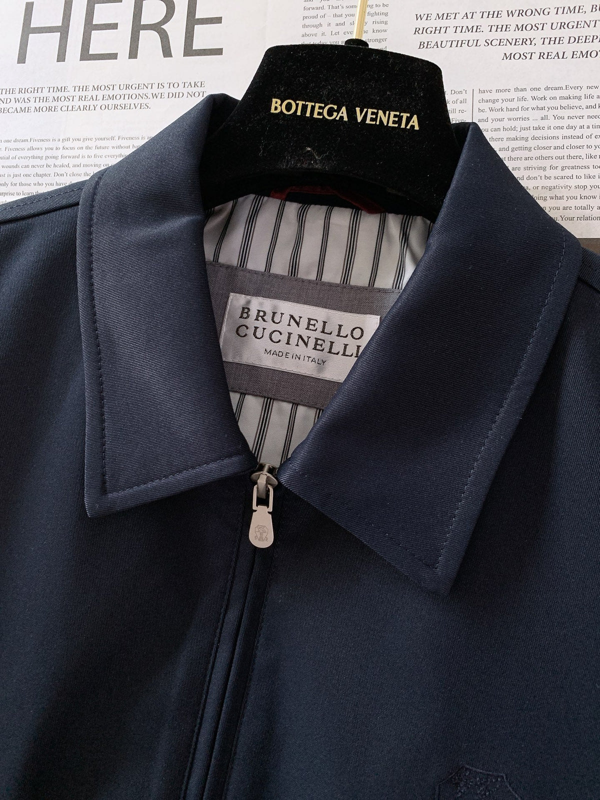 Brunello Cucinelli Minimalist Casual Lapel Jacket – 2025FW