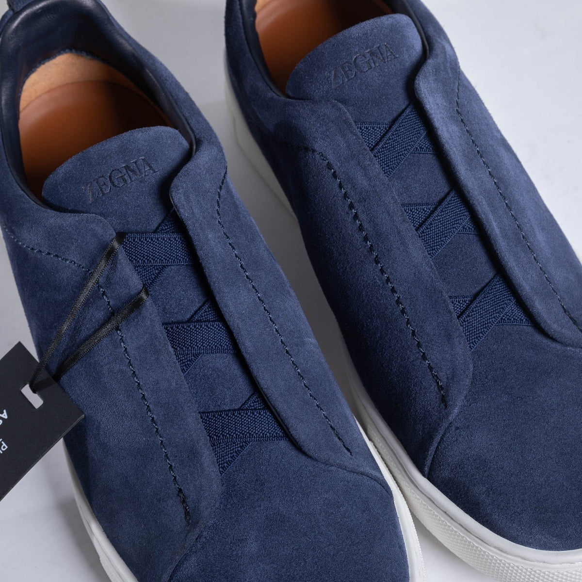 Zegna SECONDSKIN Triple Stitch Low-Top Sneakers