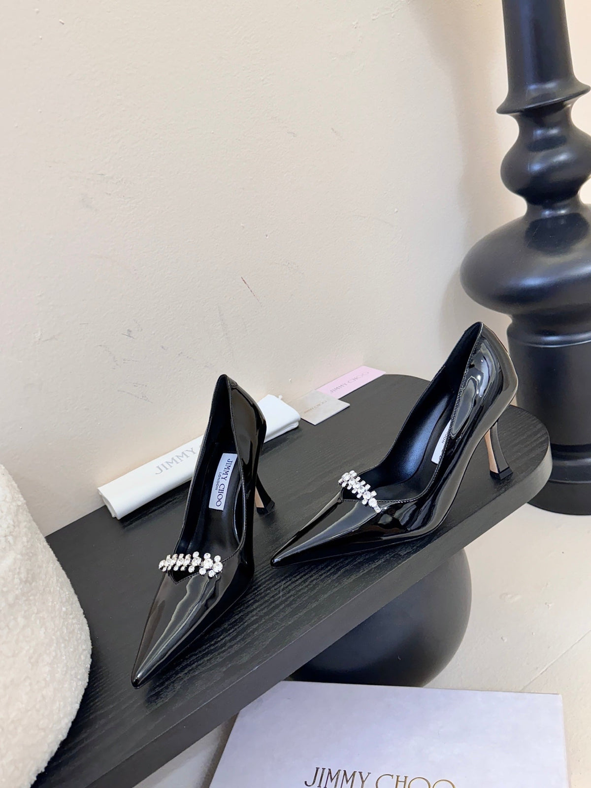 Jimmy Choo Patent Leather Pumps – 2025FW