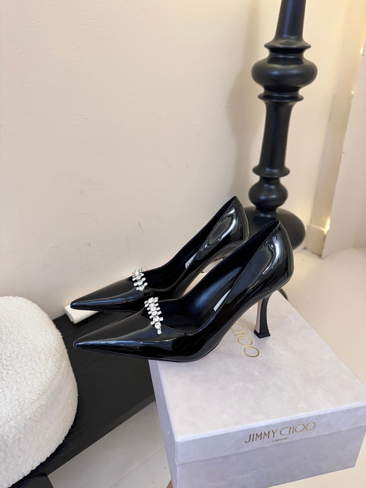 Jimmy Choo Patent Leather Pumps – 2025FW