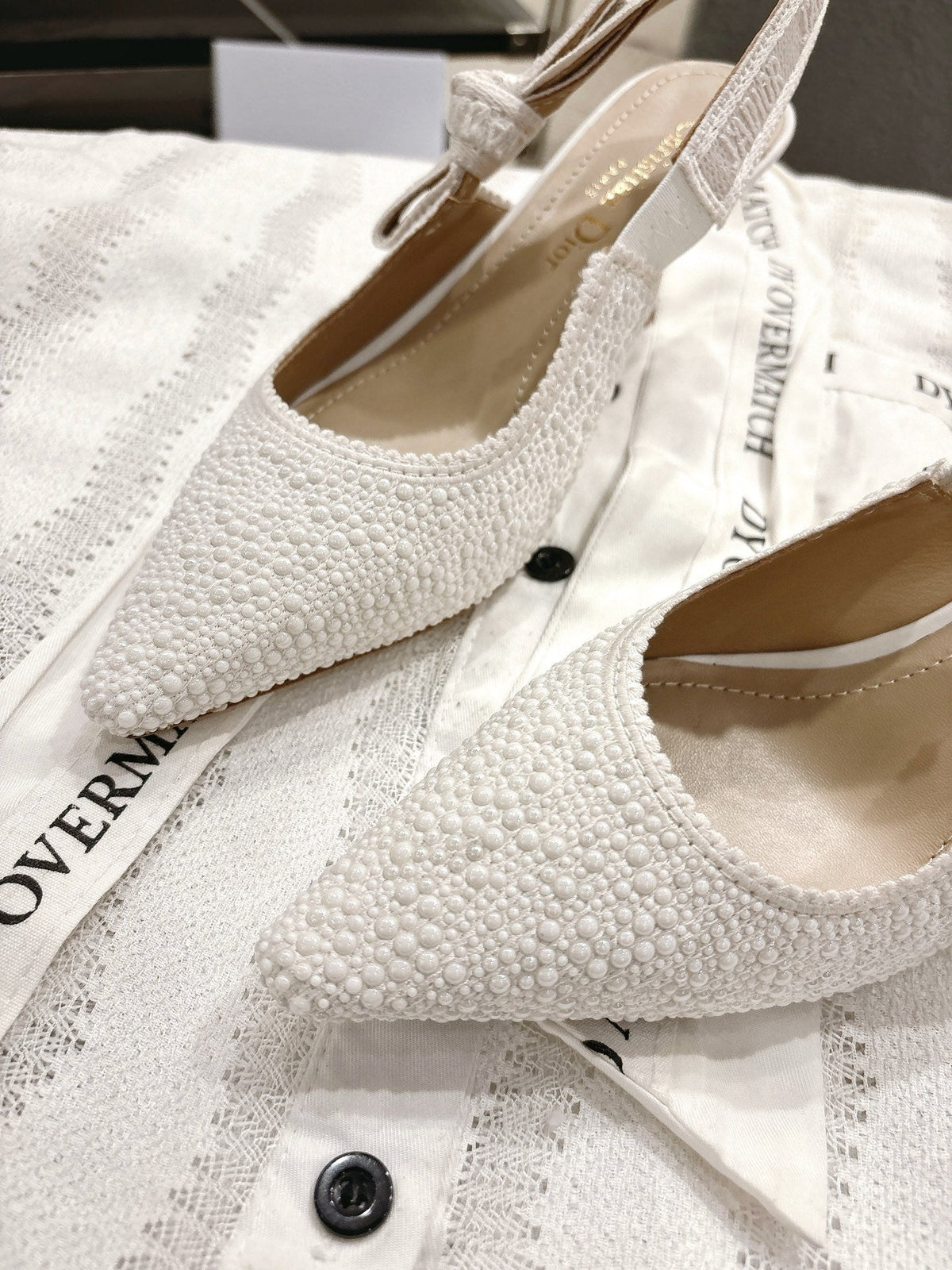 Dior J'Adior Embroidered Strap Kitten Heel Sandals