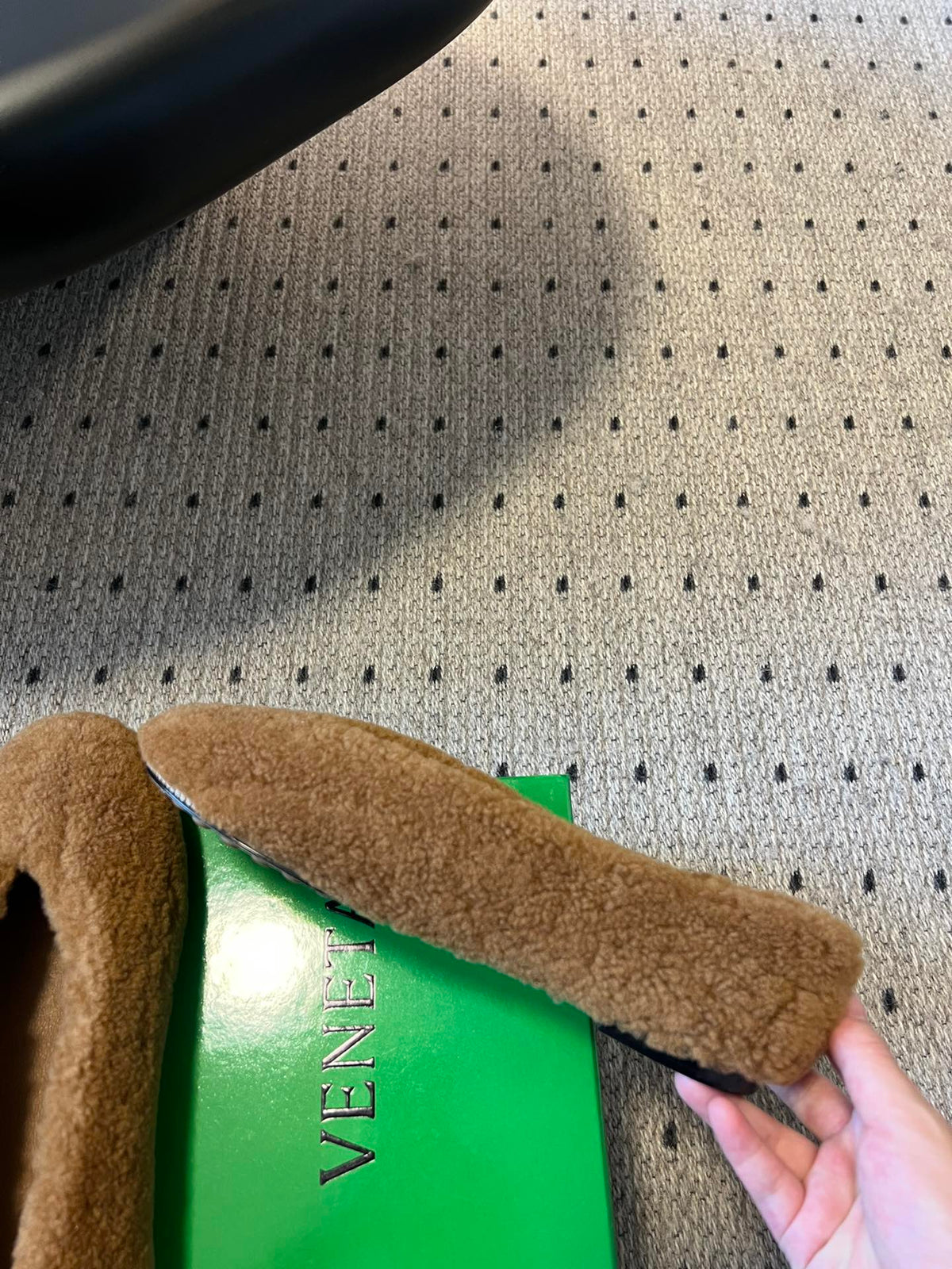 Bottega Veneta Furry Ballet Flats – 25SS