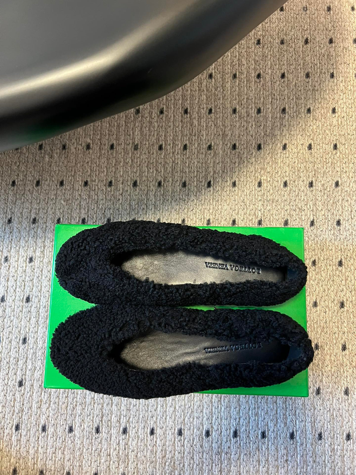 Bottega Veneta Furry Ballet Flats – 25SS
