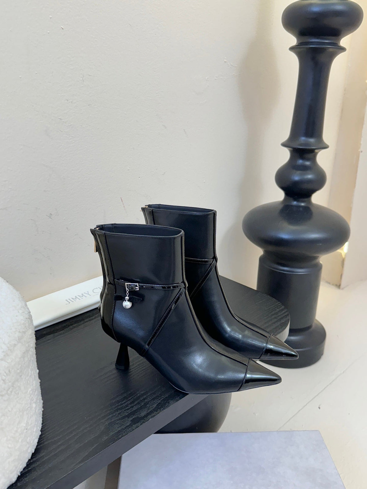 Jimmy Choo Pointed-Toe Ankle Boots