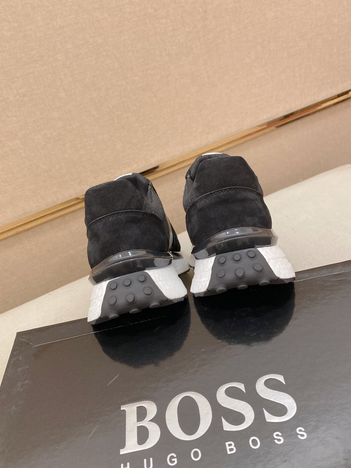 Boss Italian Leather Casual Sneakers
