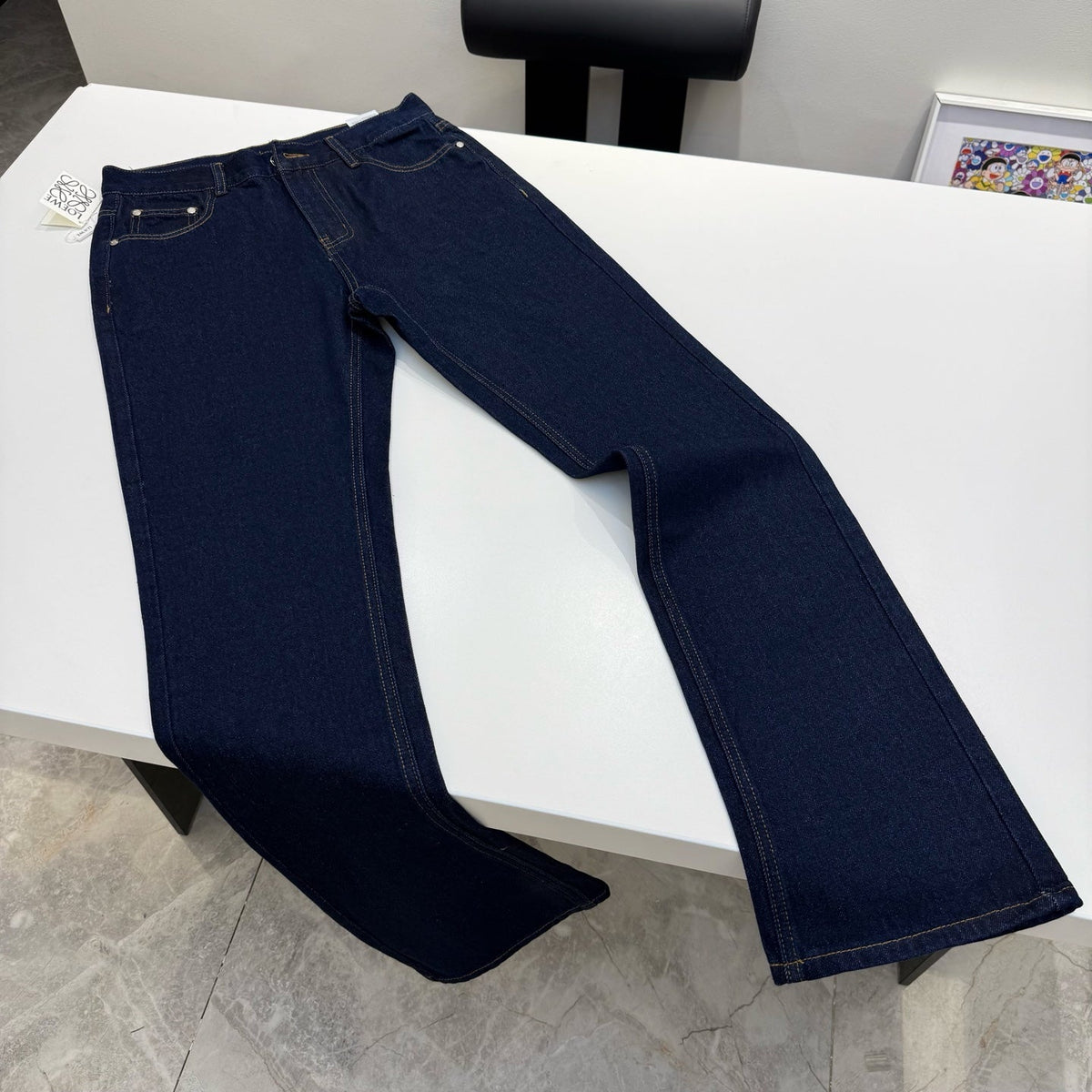 Loewe Embossed Logo Flare Jeans