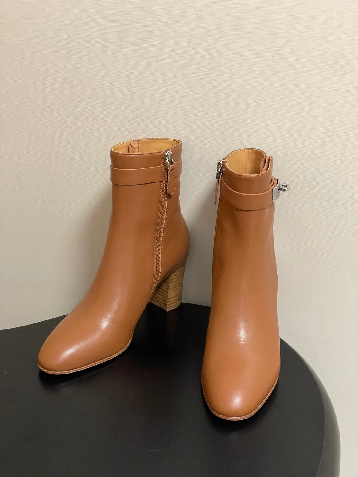 Hermès Saint Germain Kelly Buckle Ankle Boots – 25FW