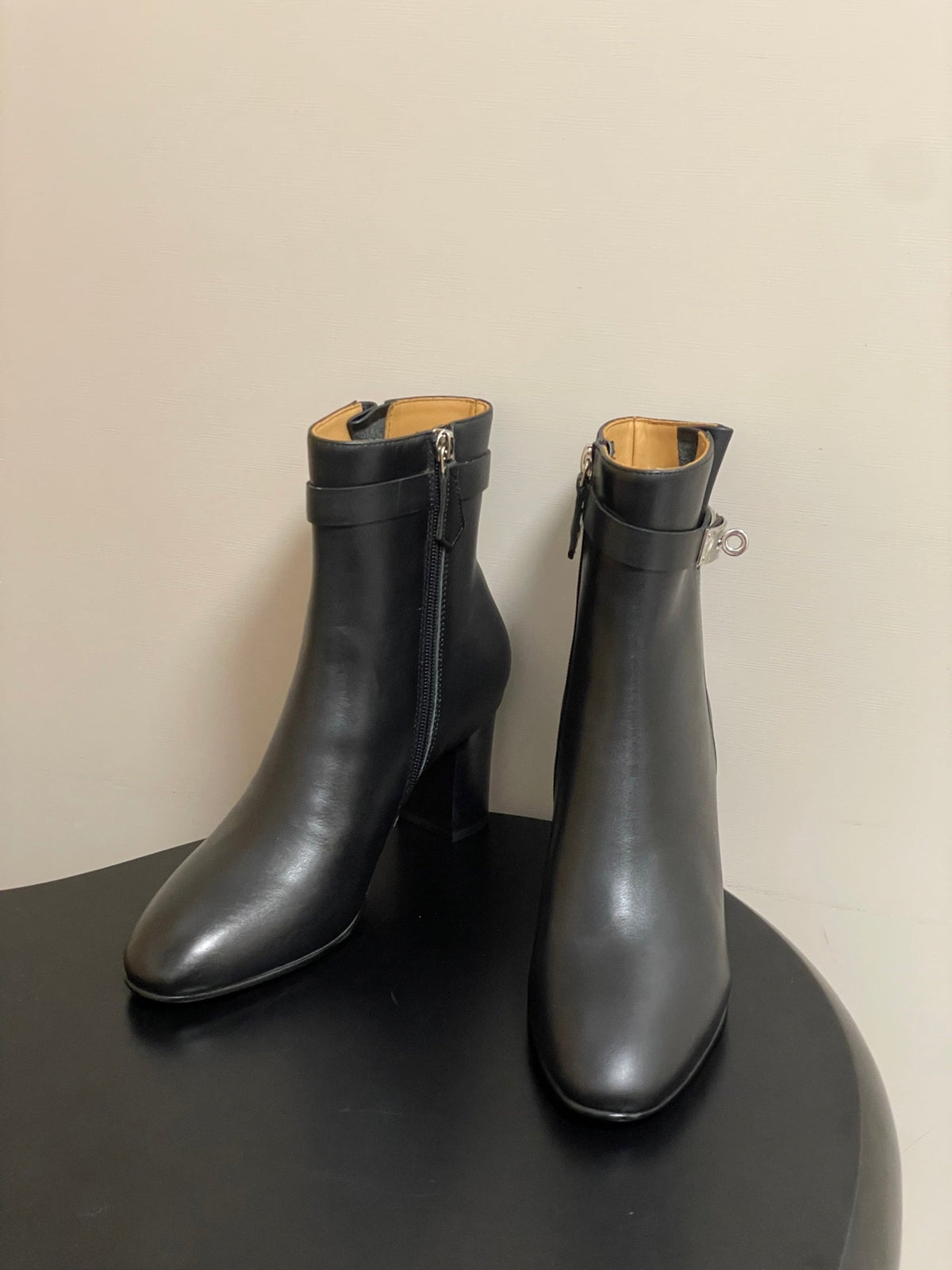 Hermès Saint Germain Kelly Buckle Ankle Boots – 25FW