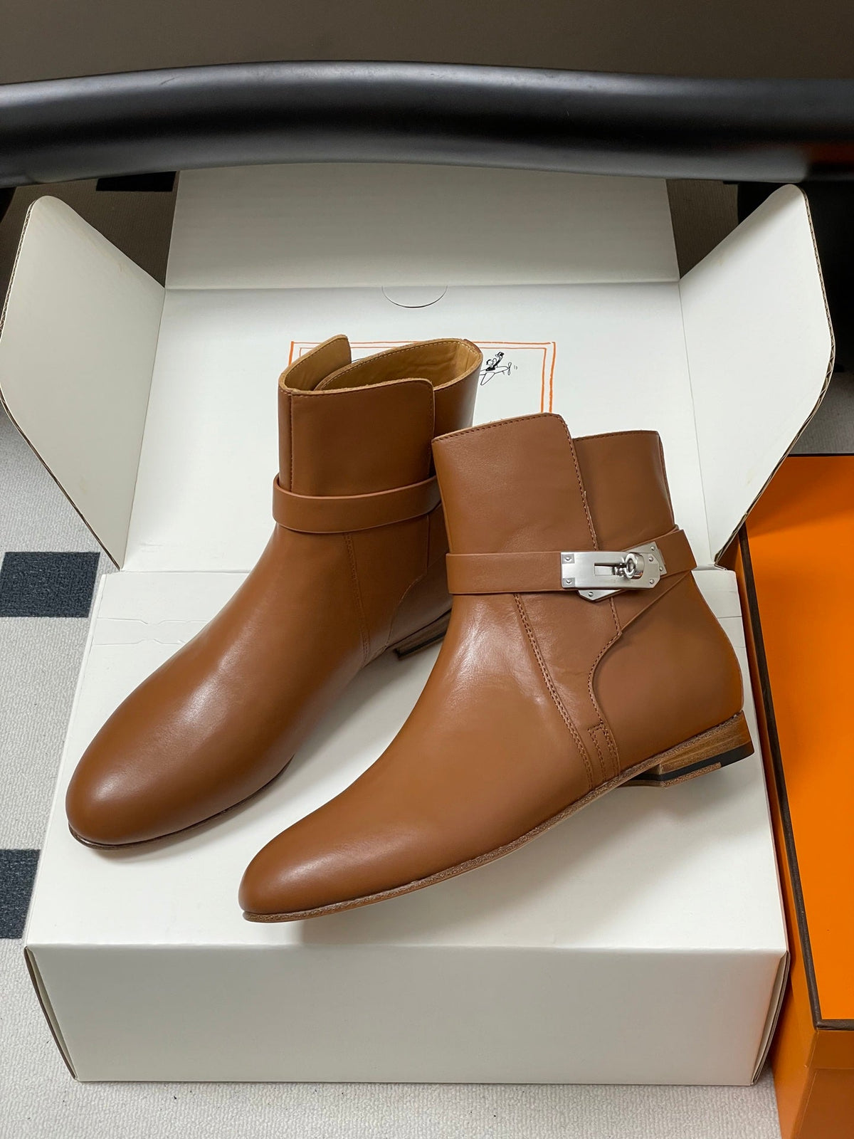 Hermès Neo Kelly Buckle Ankle Boots – 25FW