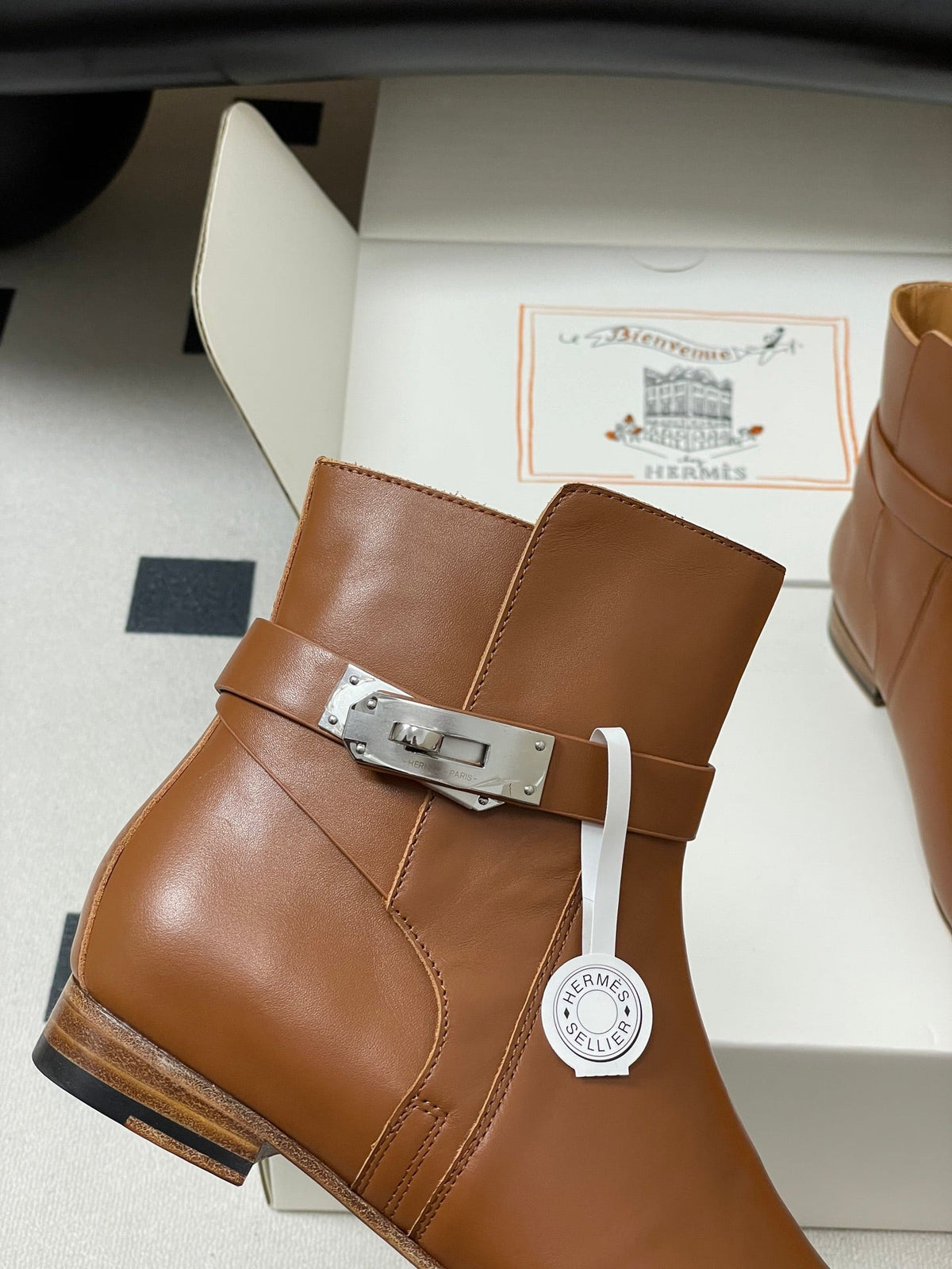 Hermès Neo Kelly Buckle Ankle Boots – 25FW