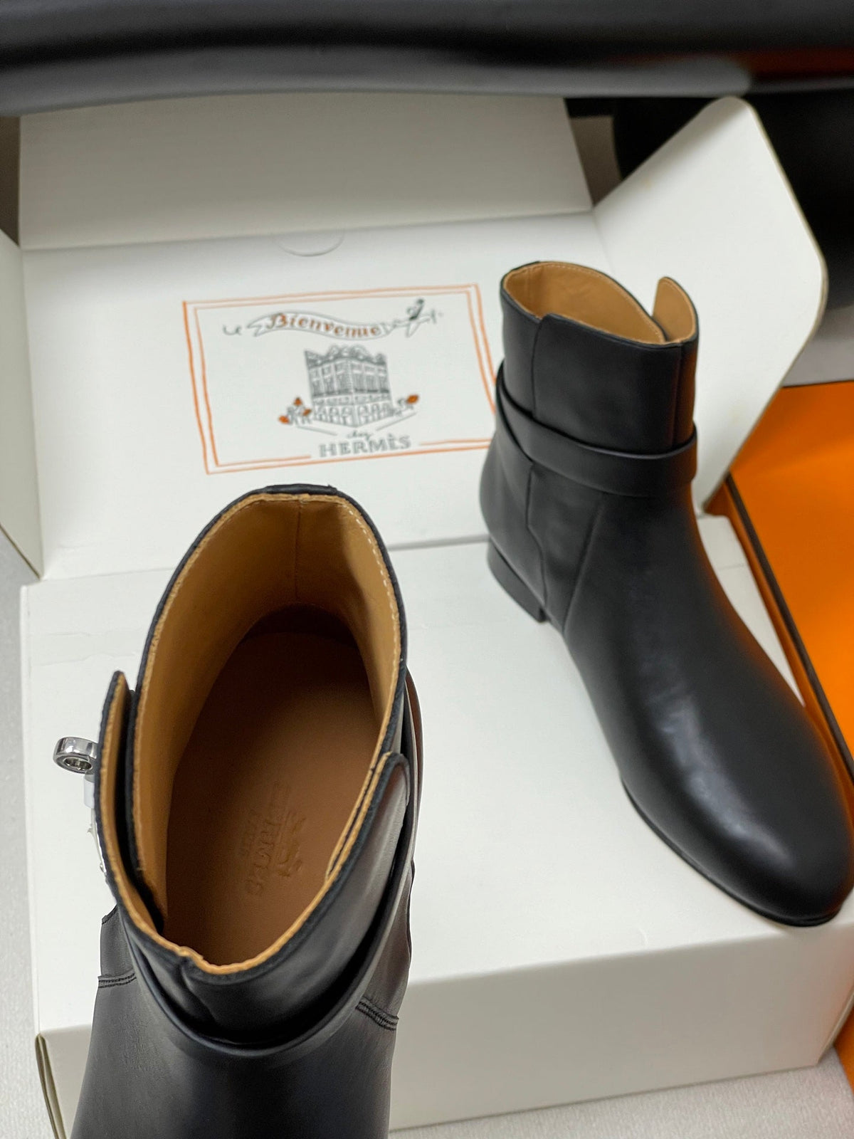 Hermès Neo Kelly Buckle Ankle Boots – 25FW