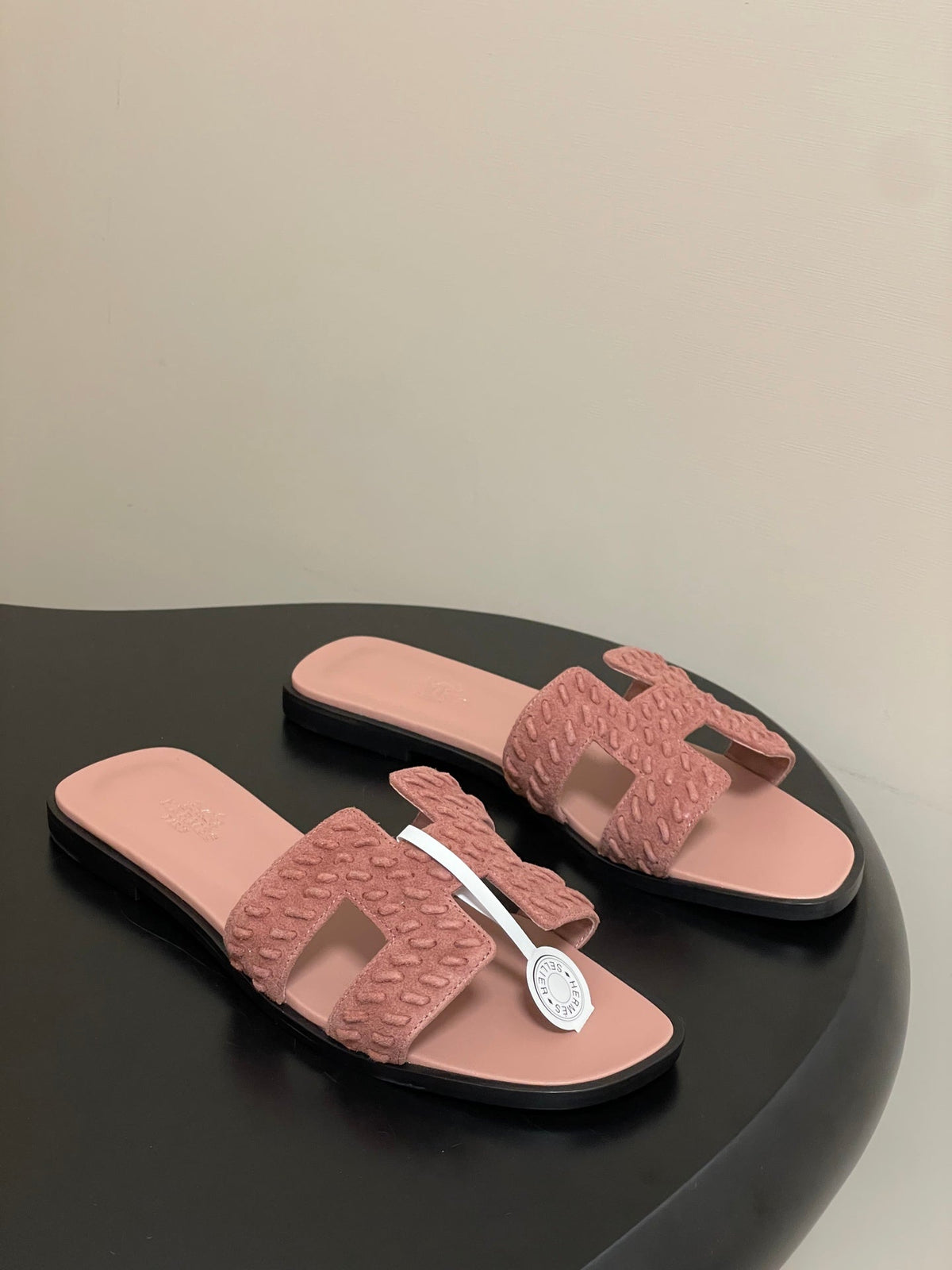 Hermès Oran Woven Suede Sandals – 2025 Collection