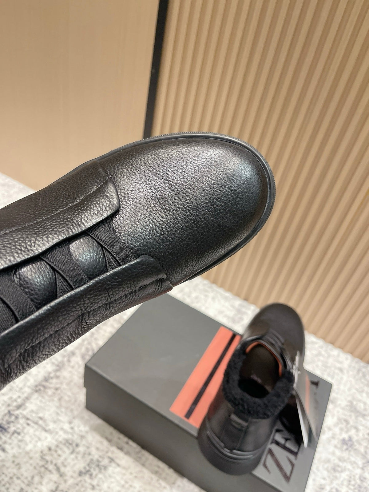 Zegna Triple Stitch High-Top Casual Shoes – 2025SS