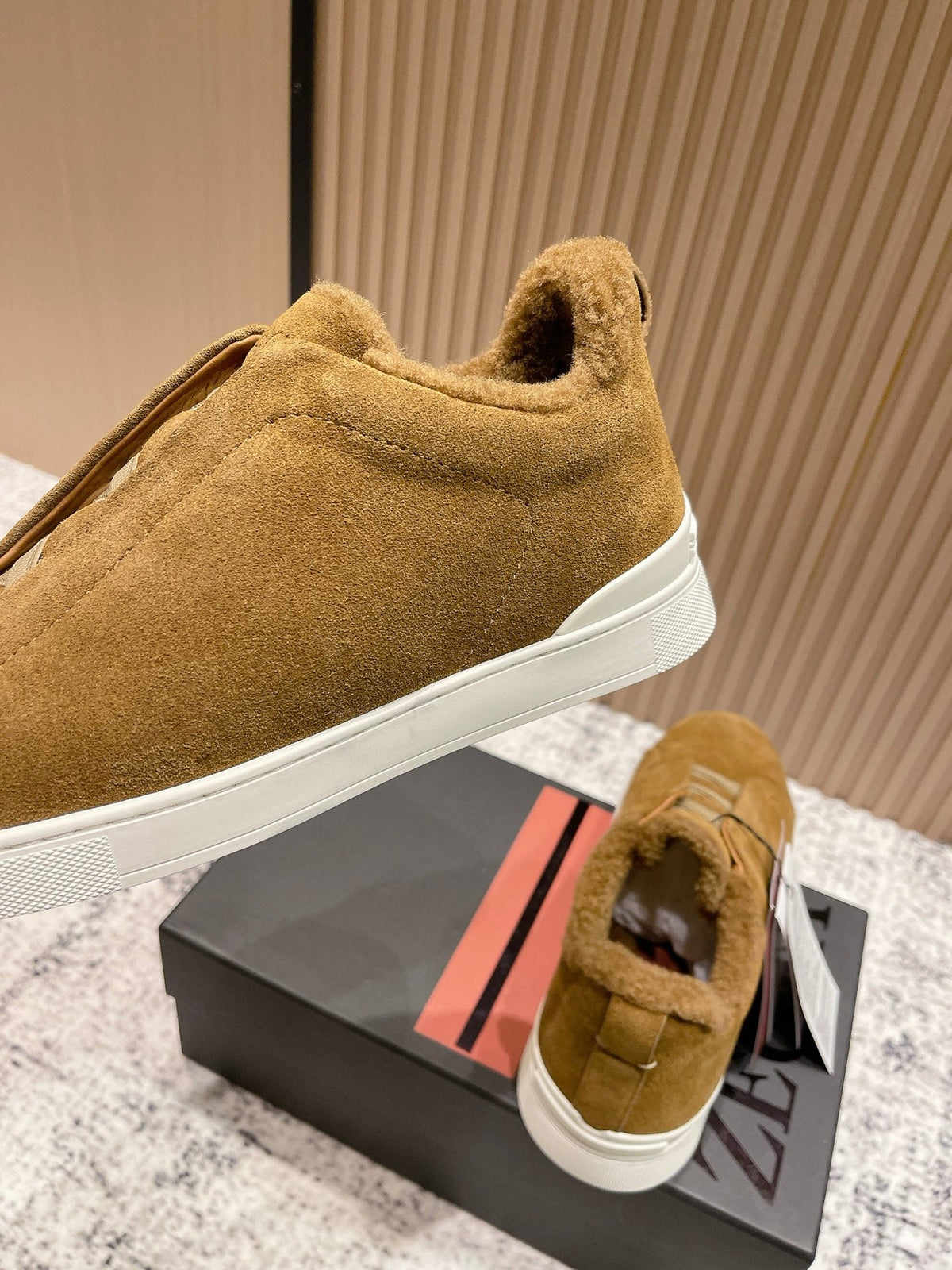 Zegna Triple Stitch Low-Top Casual Shoes – 2025SS