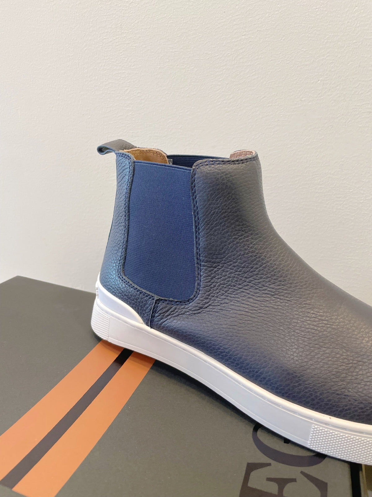 Zegna COUTURE Triple Stitch Leather Sneakers
