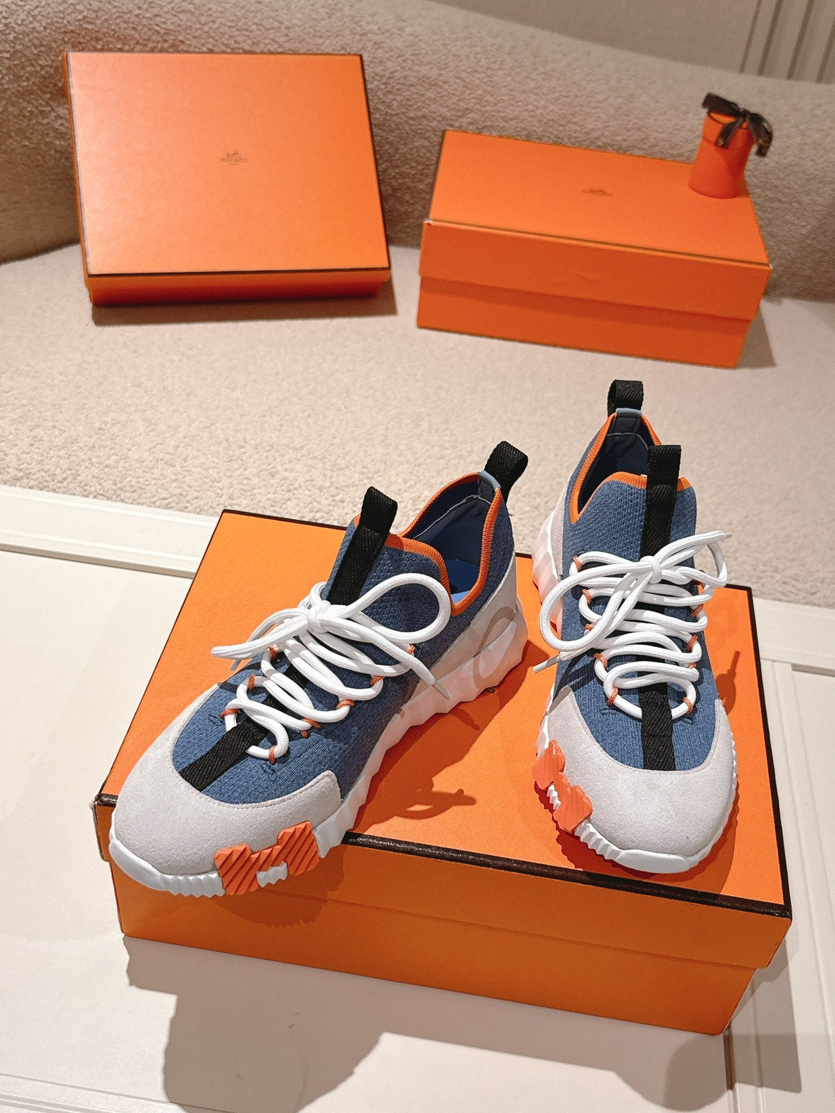 Hermès Classic Couple's Casual Sneakers
