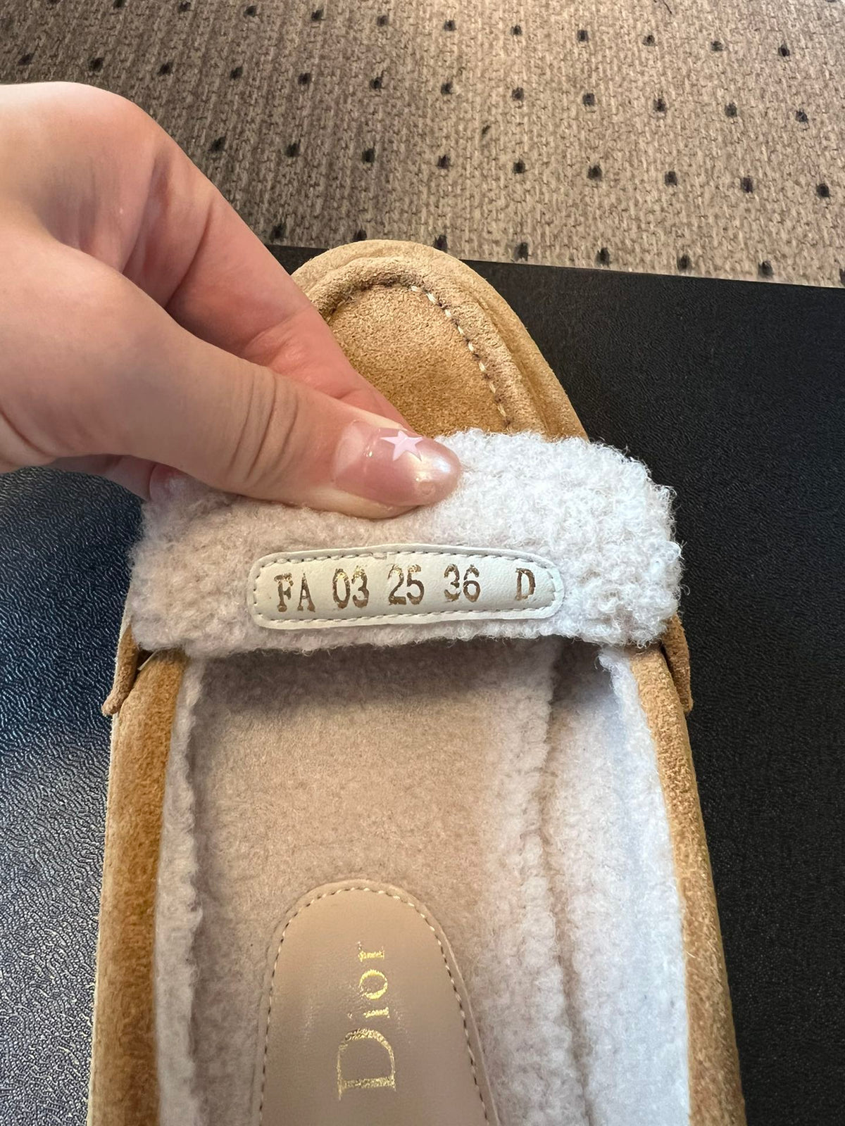 Dior Suede Fur-Lined Loafers – 25SS/FW