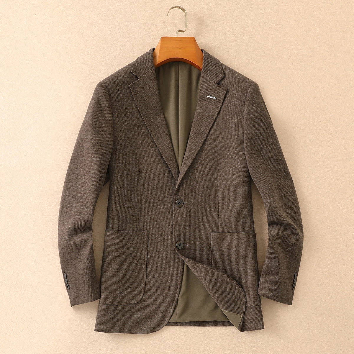 Zegna Men's Wool Houndstooth Blazer – 2025FW