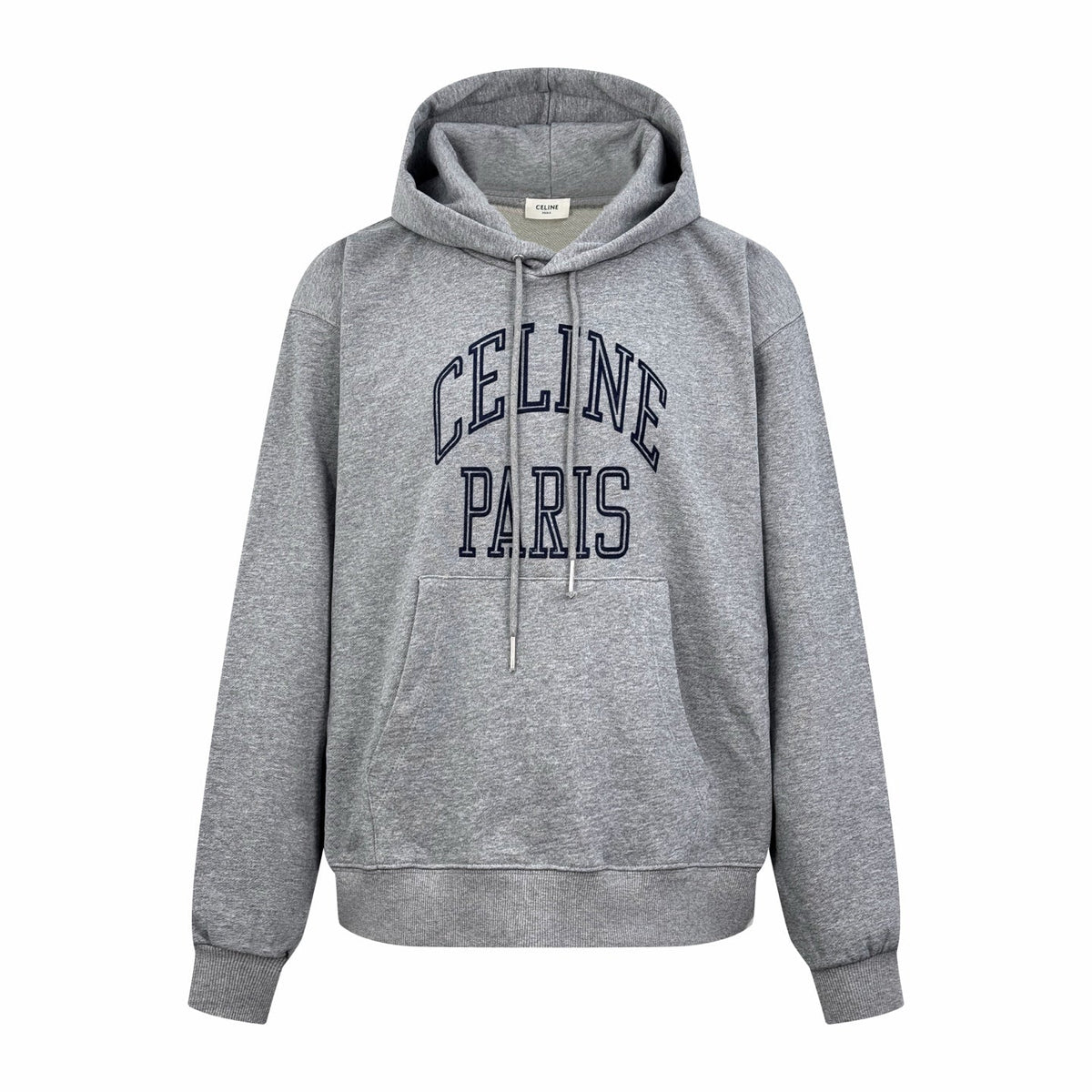 Celine Flocked Hooded Sweatshirt