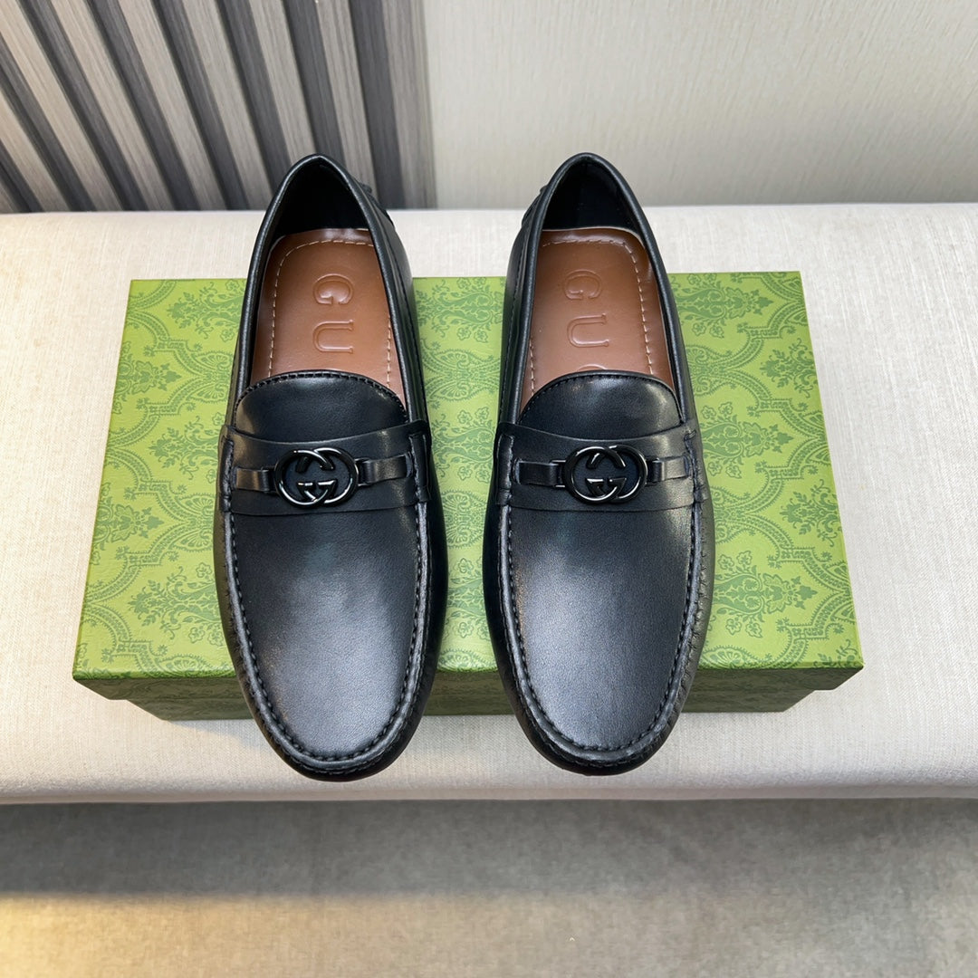 Gucci Premium Leather Loafers