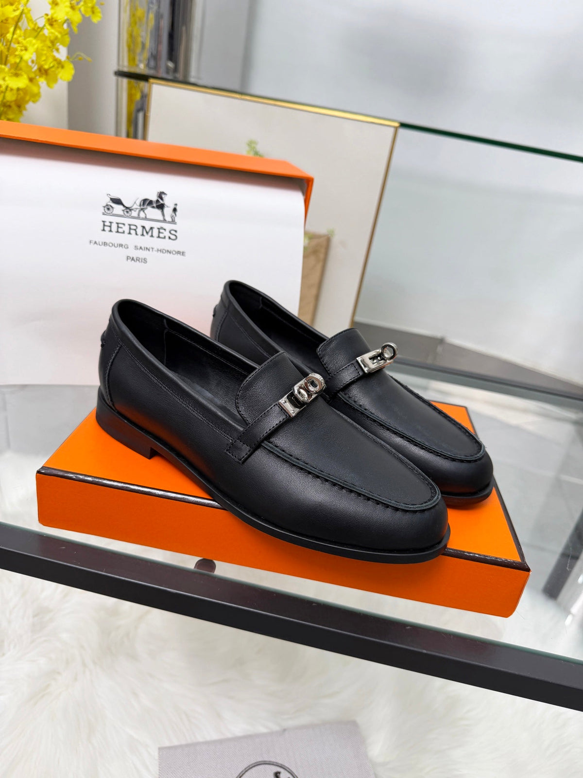 Hermès Classic Leather Sole Sandals